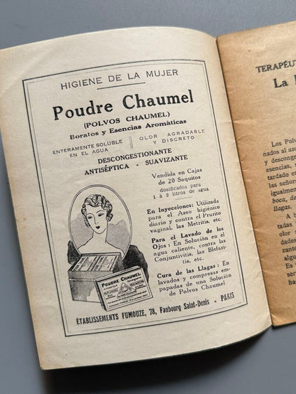 Higiene y medicina usuales, la Poudre chaumel - Paris, 1931