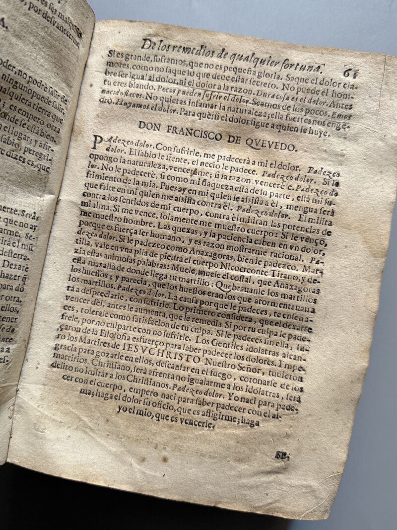 Parte segunda de las obras en prosa de Don Francisco de Quevedo - Melchor Sanchez, 1658