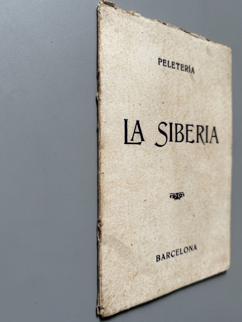 Catálogo Peletería la Siberia 1920-1921 - Talleres Gráficos de Antonio J. Rovira, 1920