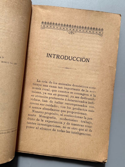 Cría lucrativa de las palomas, Alfonso Nogués - Francisco Sabater Editor, 1899