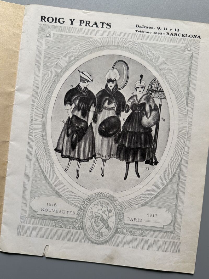 Catálogo Peletería Roig y Prats 1916-1917 - Seix & Barral, 1916