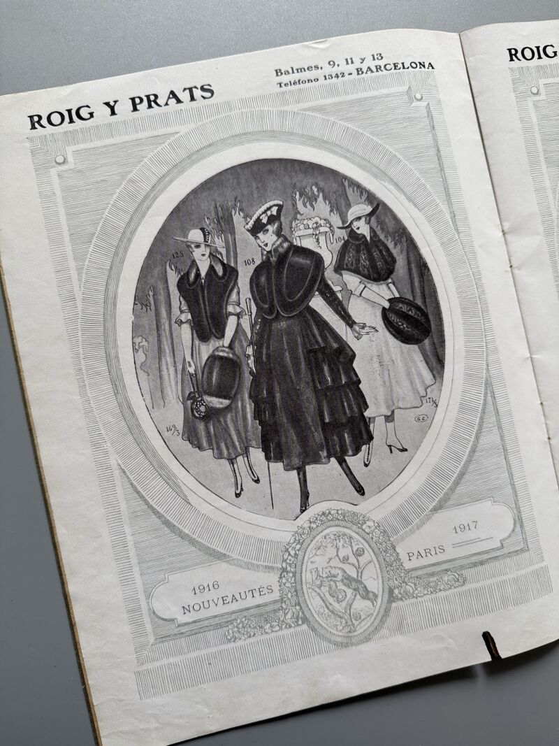 Catálogo Peletería Roig y Prats 1916-1917 - Seix & Barral, 1916