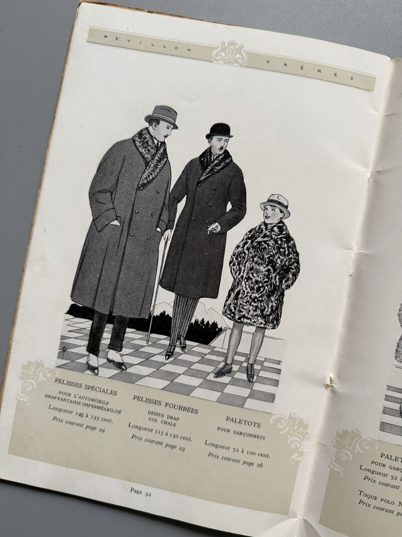 Catálogo Peletería Revillon Frères 1921-1922 - Draeger imp., 1921