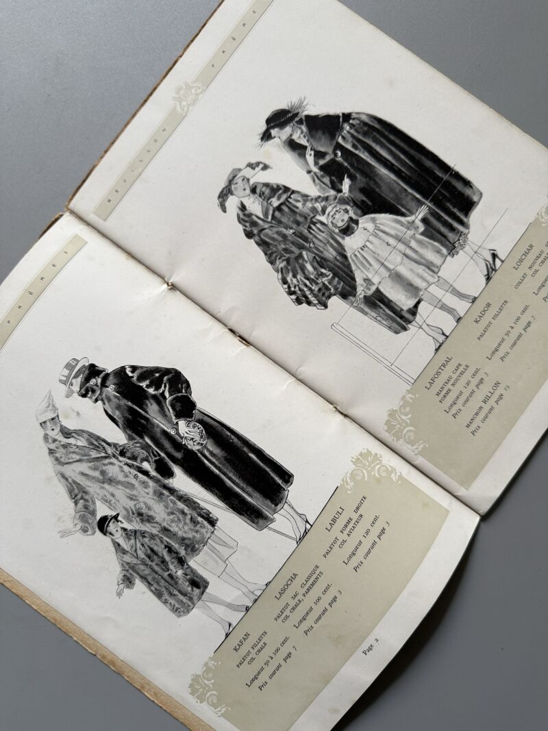 Catálogo Peletería Revillon Frères 1921-1922 - Draeger imp., 1921