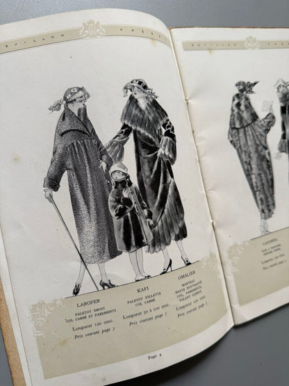 Catálogo Peletería Revillon Frères 1921-1922 - Draeger imp., 1921