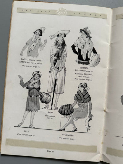 Catálogo Peletería Revillon Frères 1921-1922 - Draeger imp., 1921