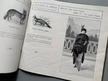Catálogo Peletería la Siberia 1913-1914 - Imprenta Vda. F. Vidal, 1913