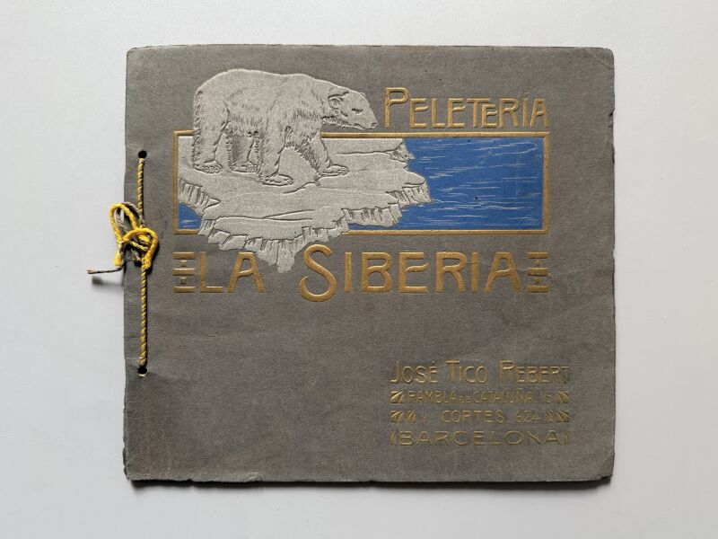 Catálogo Peletería la Siberia 1913-1914 - Imprenta Vda. F. Vidal, 1913