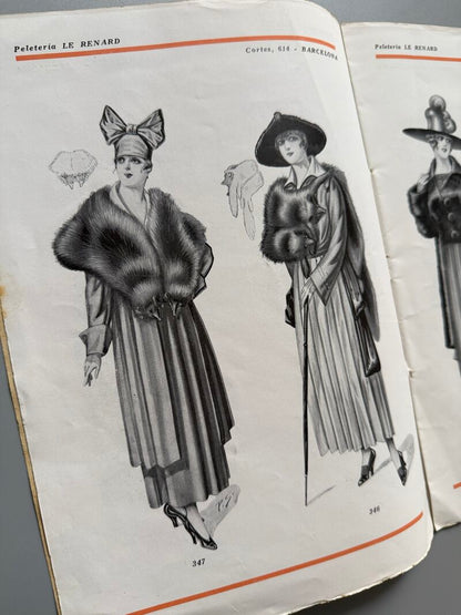 Catálogo Peletería le Renard, Barba, Fontanet y Cia - Barcelona, ca. 1920