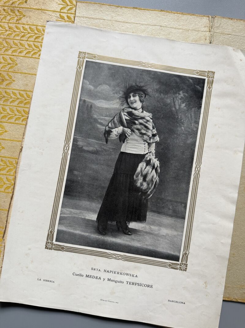 Catálogo Peletería la Siberia 1915-1916. Carpeta - Barcelona, 1915