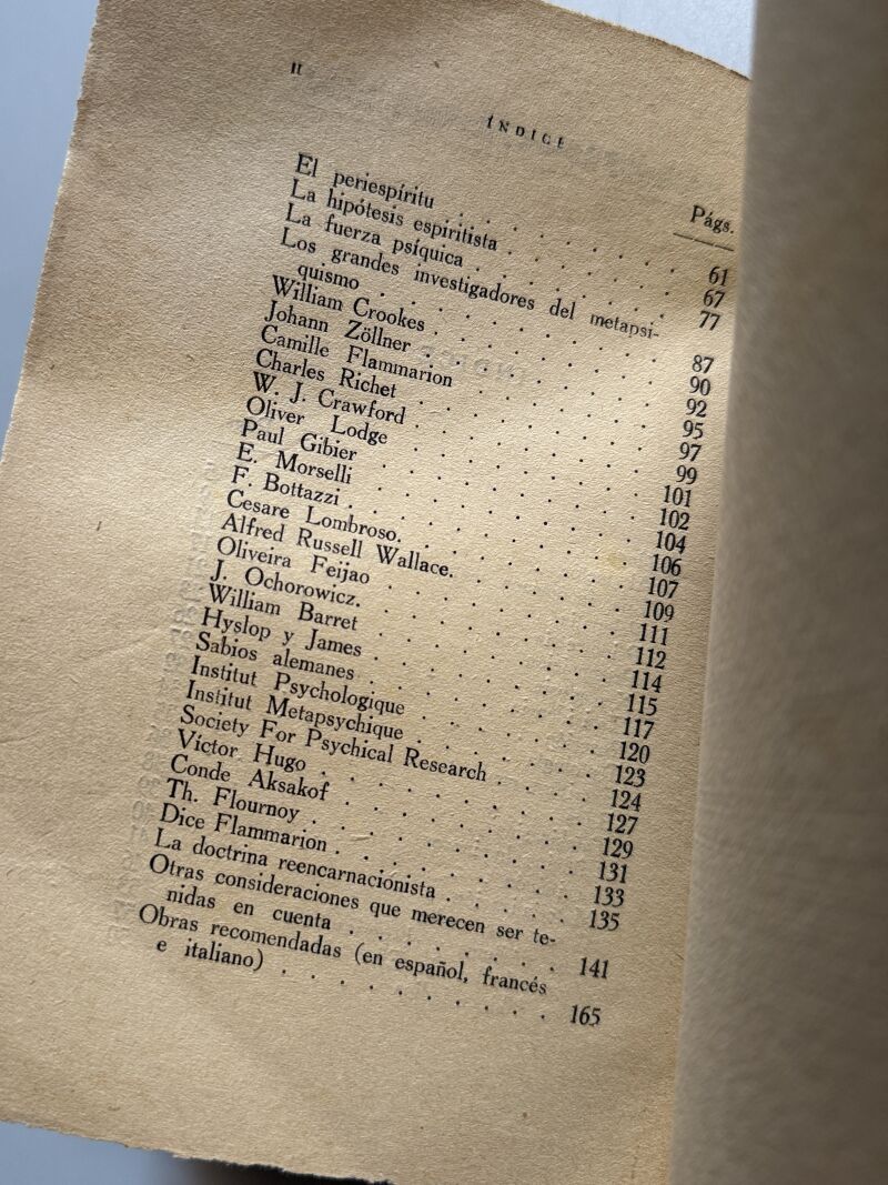 El problema de la muerte, Doctor Dariel - Editorial B. Bauza, 1925
