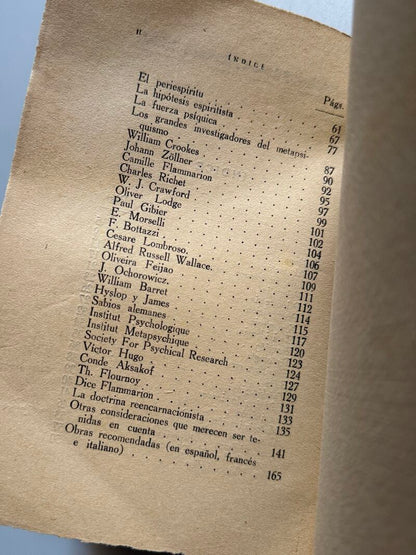 El problema de la muerte, Doctor Dariel - Editorial B. Bauza, 1925