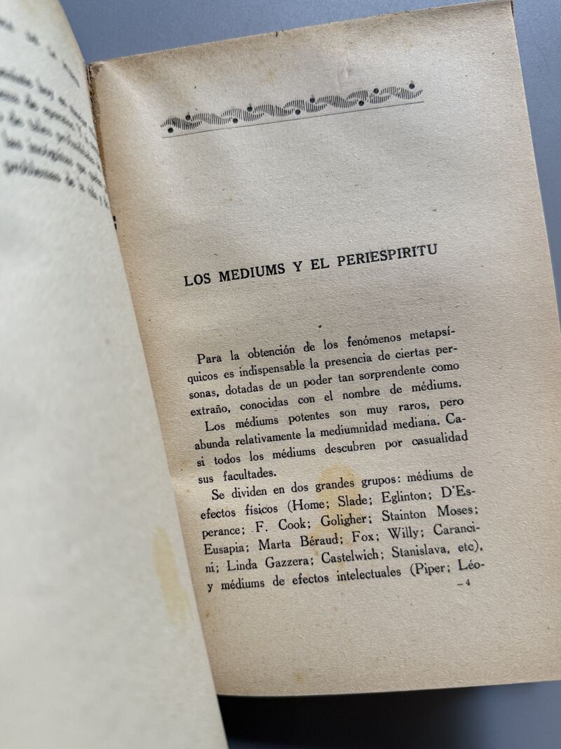 El problema de la muerte, Doctor Dariel - Editorial B. Bauza, 1925