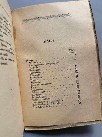 El problema de la muerte, Doctor Dariel - Editorial B. Bauza, 1925