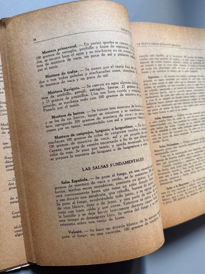 La nueva cocina elegante española, Ignacio Domenech - Quintilla y Cardona, 1959