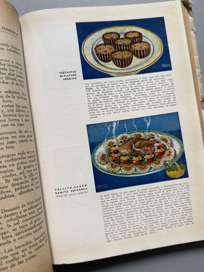 La nueva cocina elegante española, Ignacio Domenech - Quintilla y Cardona, 1959