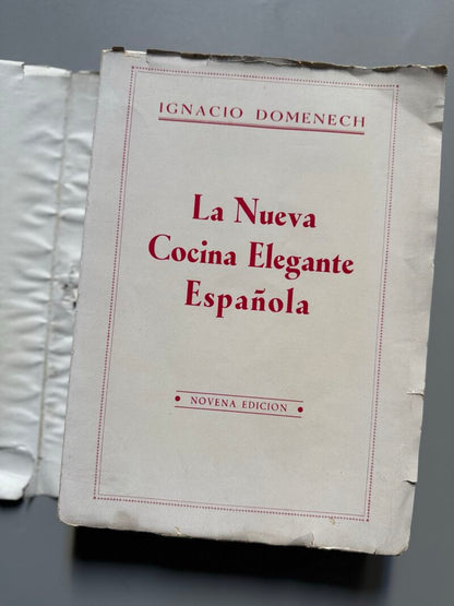 La nueva cocina elegante española, Ignacio Domenech - Quintilla y Cardona, 1959