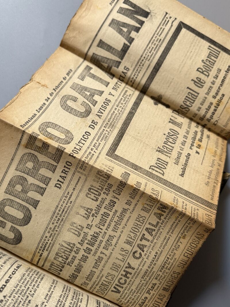 Recopilación de noticias sobre huelgas de obreros de 1902 - Enero, febrero y marzo de 1902