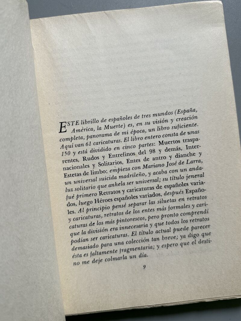 Españoles de tres mundos, Juan Ramón Jiménez - Editorial Losada, 1958