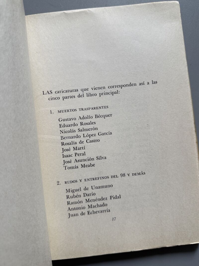 Españoles de tres mundos, Juan Ramón Jiménez - Editorial Losada, 1958