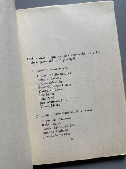 Españoles de tres mundos, Juan Ramón Jiménez - Editorial Losada, 1958