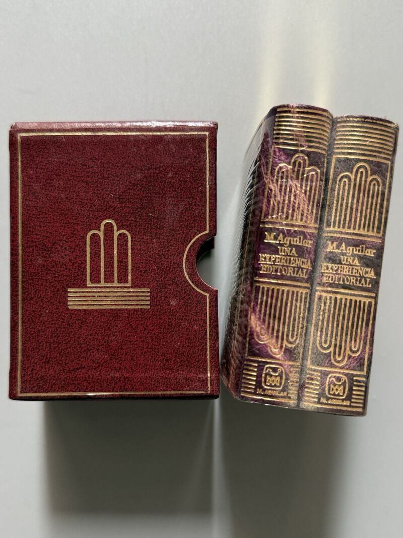 Una experiencia editorial, Manuel Aguilar Muñoz (Crisolín de lujo, nº036) - M. Aguilar, 1973
