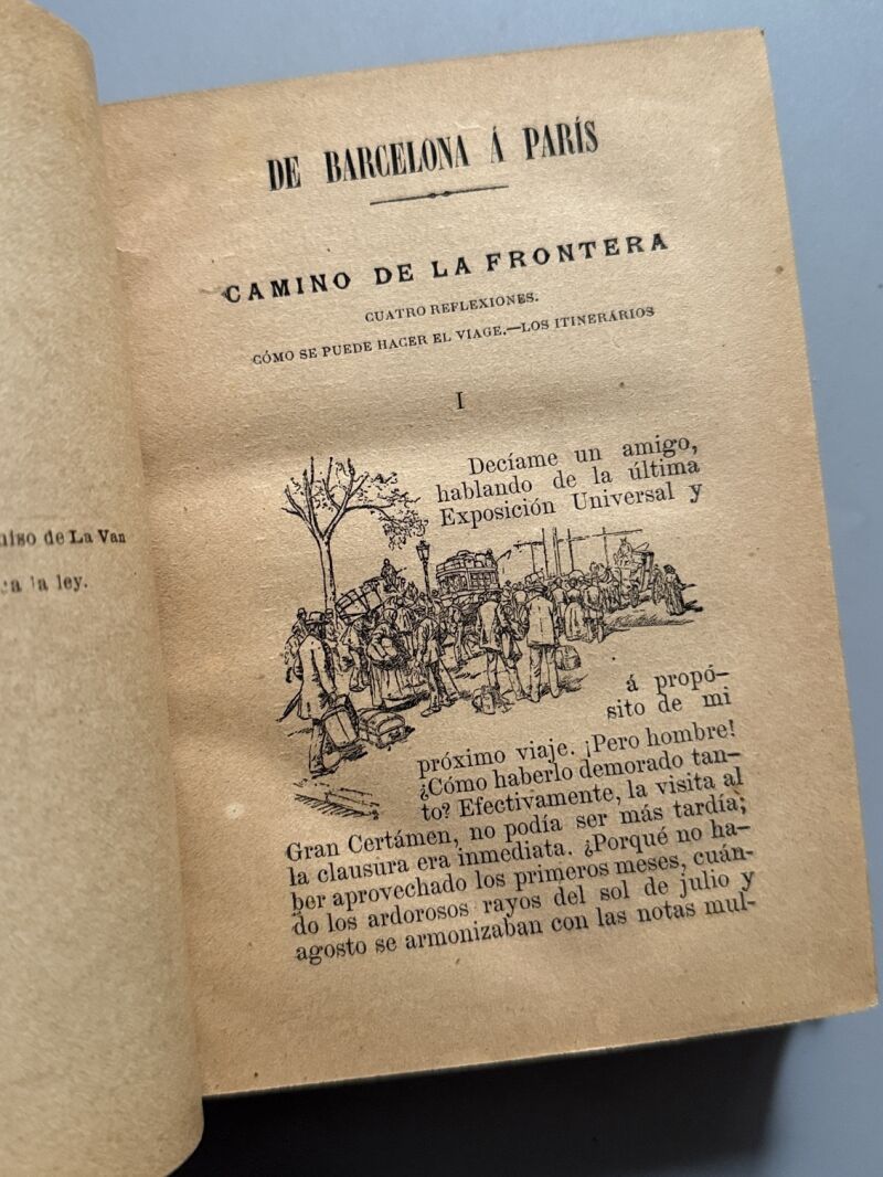 Notas y dibujos. Estudio de la Exposición de Paris, J. L. Pellicer - la Vanguardia, 1891