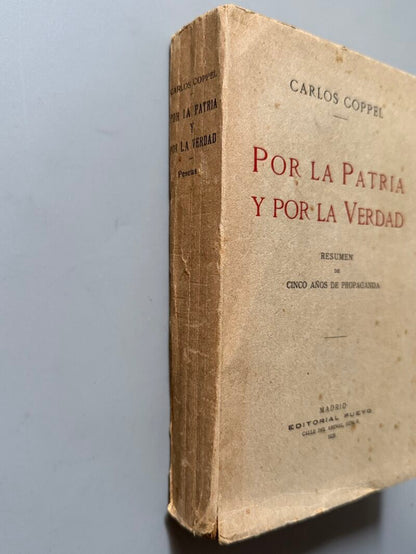 Por la patria y por la verdad, Carlos Coppel - Editorial Pueyo, 1920