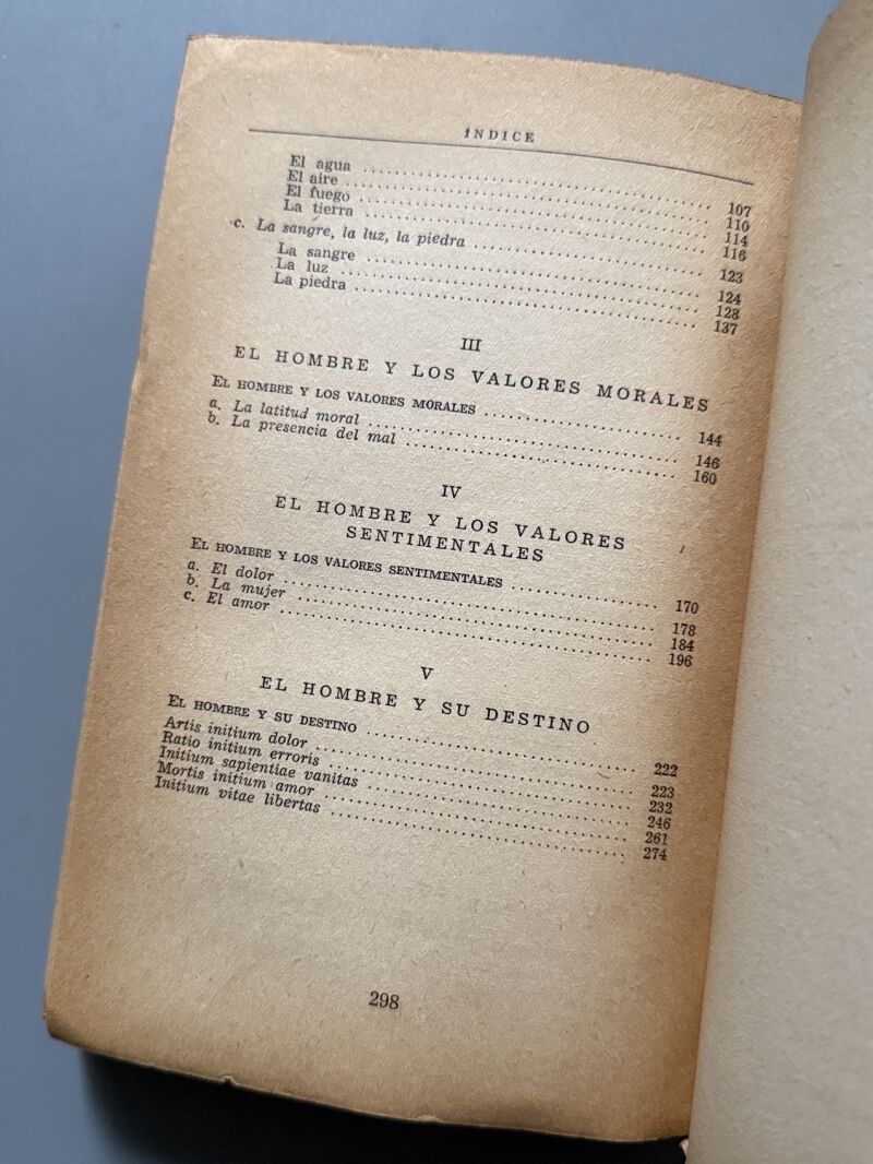 Ángel Ganivet. Su idea del hombre, Francisco García Lorca (Primera Edición) - Editorial Losada, 1952