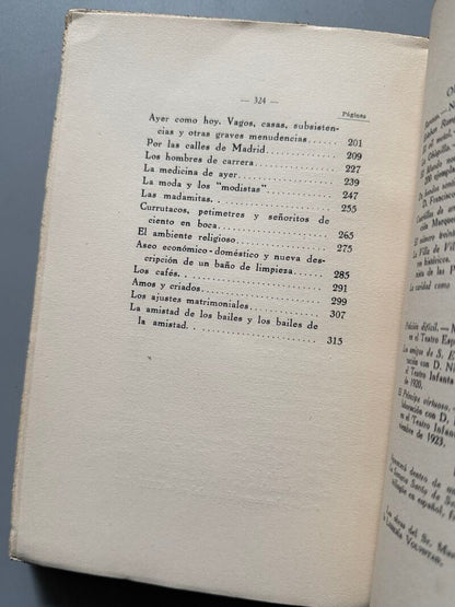 Del siglo de los chisperos, Luis martínez Kleiser - Voluntad, 1925