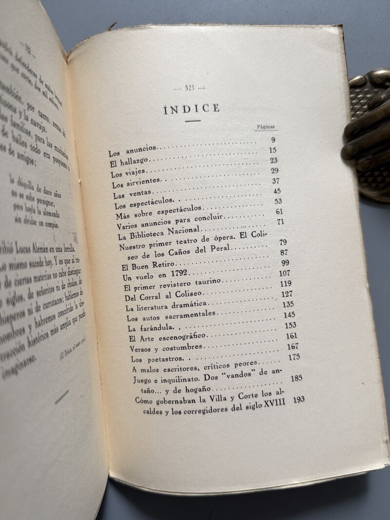 Del siglo de los chisperos, Luis martínez Kleiser - Voluntad, 1925