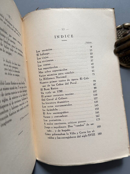 Del siglo de los chisperos, Luis martínez Kleiser - Voluntad, 1925