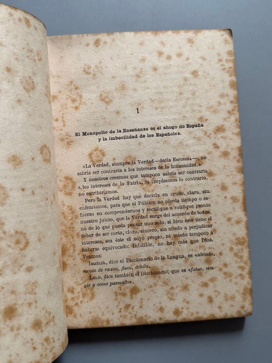 Política al alcance de todos, Pedro Pidal - Imp. de Ramona Velasco, 1919