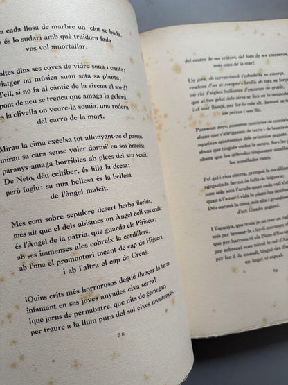 Canigó, Jacinto Verdaguer (ejemplar nº48) - Editorial Orbis, 1931