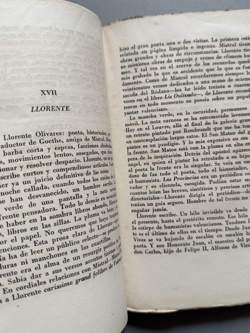 Valencia, Azorín (primera edición) - Biblioteca Nueva, 1941