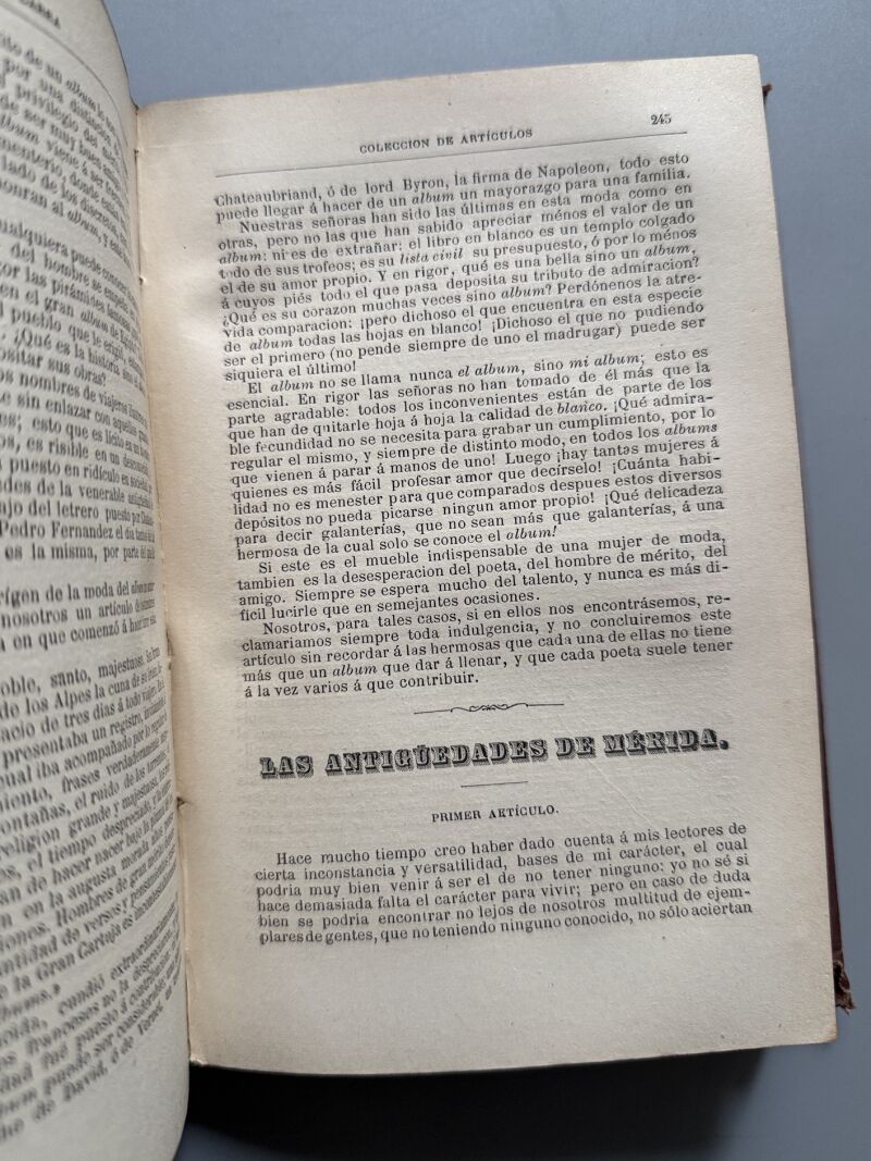 Fígaro, Mariano José de Larra - Biblioteca Amena é Instructiva, 1884