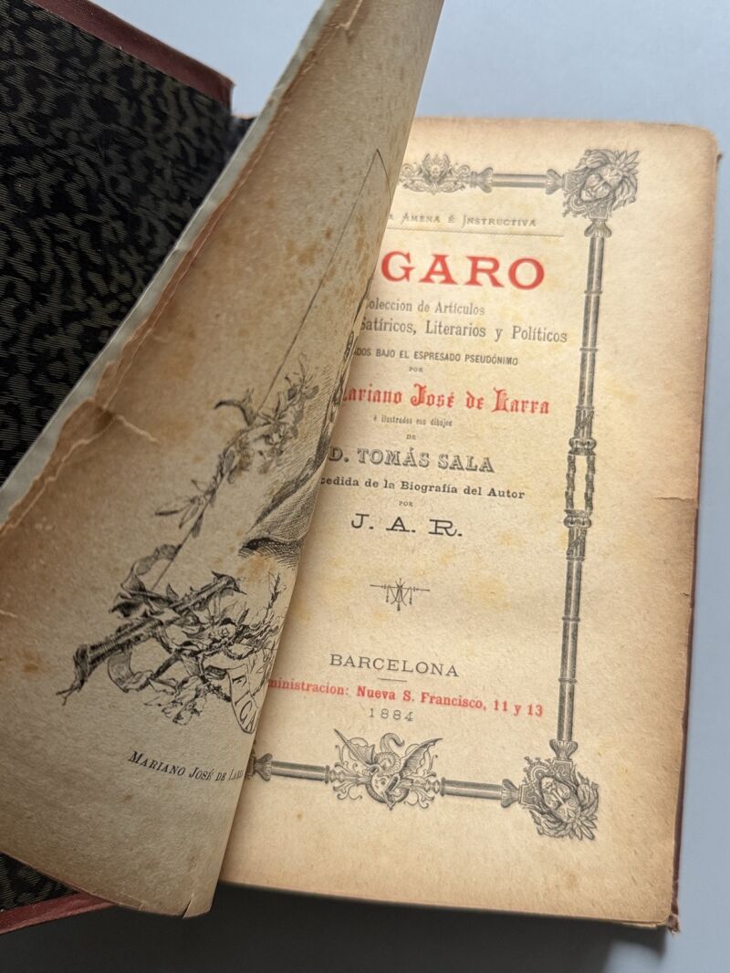 Fígaro, Mariano José de Larra - Biblioteca Amena é Instructiva, 1884