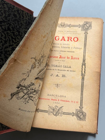 Fígaro, Mariano José de Larra - Biblioteca Amena é Instructiva, 1884