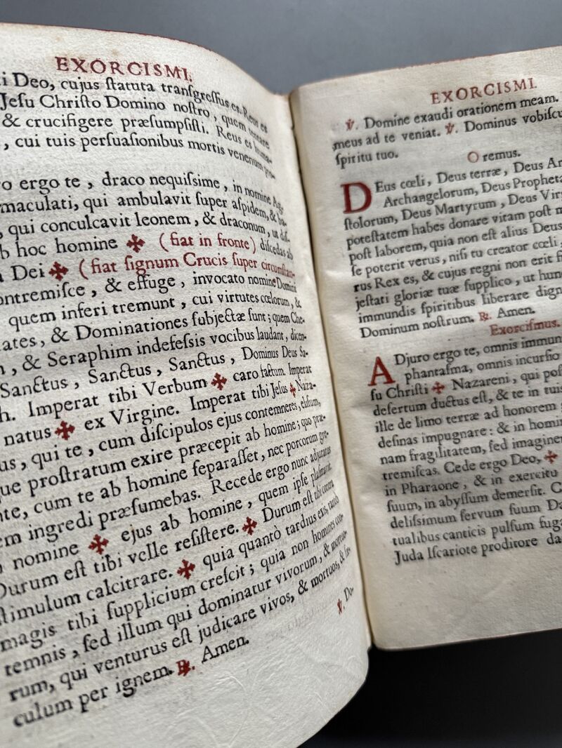 Rituale ecclesiae et dioecesis barcinonensis, Francisci del Castillo. Exorcismo - J. Piferrer, 1743