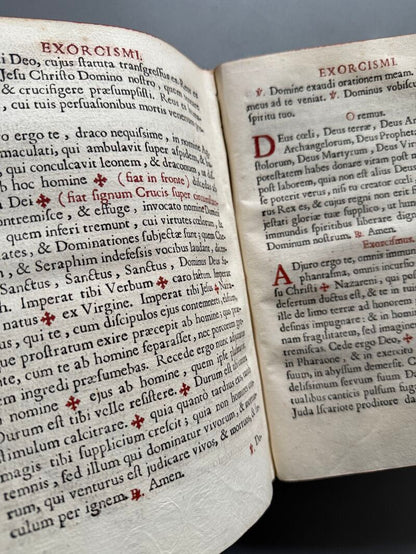 Rituale ecclesiae et dioecesis barcinonensis, Francisci del Castillo. Exorcismo - J. Piferrer, 1743