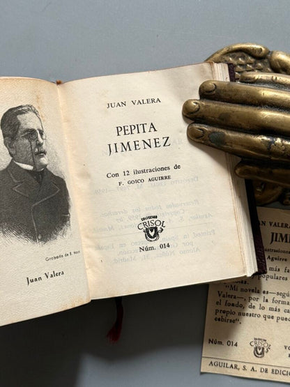Pepita Jiménez, Juan Valera (Crisolín nº014) - M. Aguilar Editor, 1959