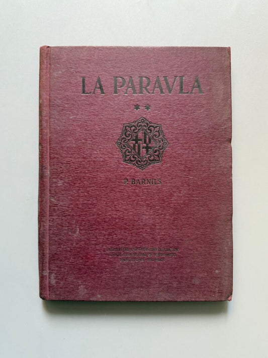 La paraula, P. Barnils. Guía enseñamiento sordo-mudos - Escola Municipal de Sord-muts, 1920
