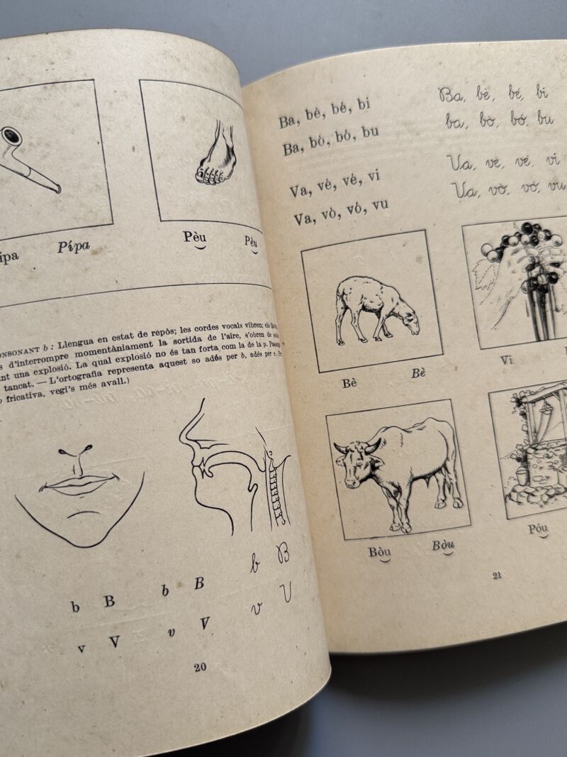 La paraula, P. Barnils. Guía enseñamiento sordo-mudos - Escola Municipal de Sord-muts, 1920