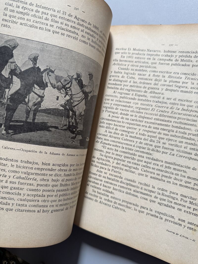 Crónica de la guerra de África, Manuel del Corral Caballé - Imprenta Atlas Geográfico, ca. 1910