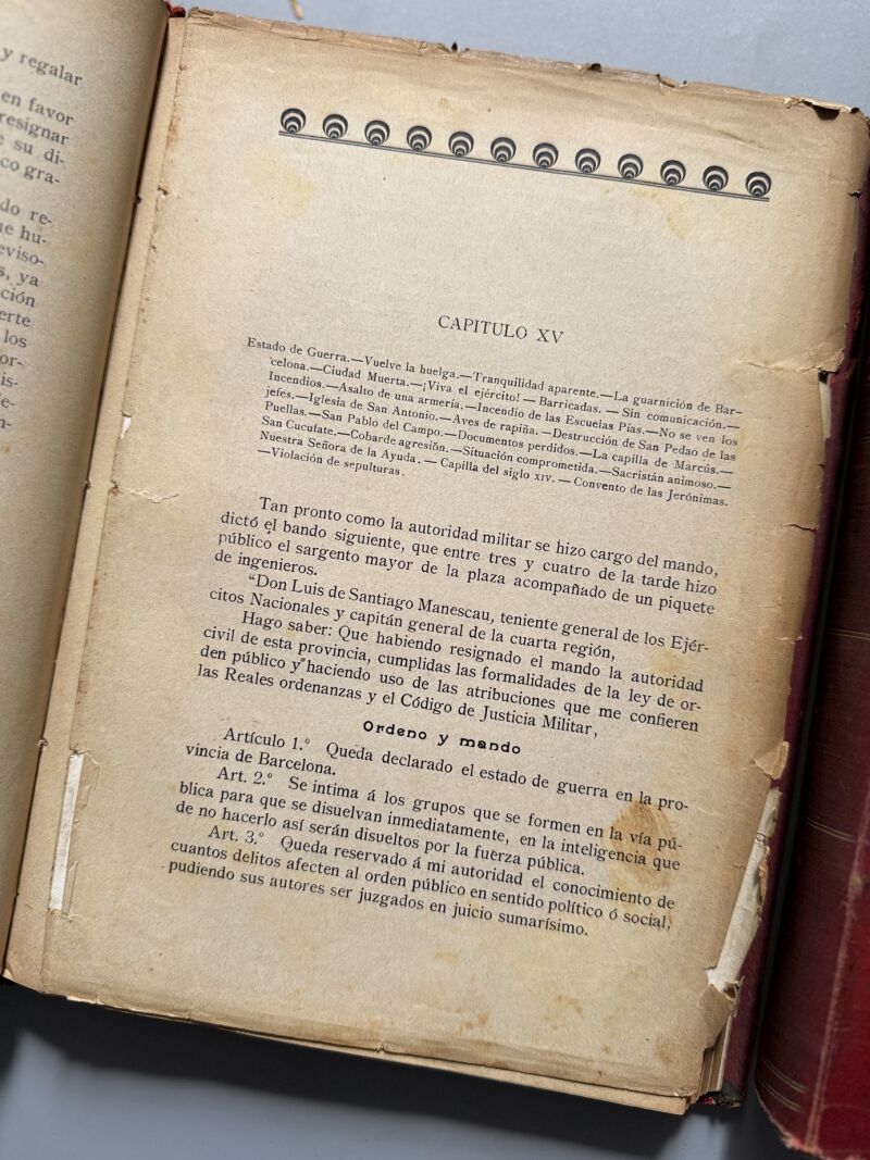 Crónica de la guerra de África, Manuel del Corral Caballé - Imprenta Atlas Geográfico, ca. 1910