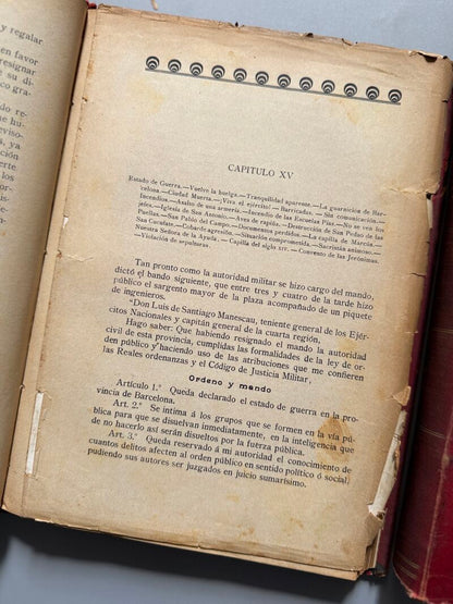 Crónica de la guerra de África, Manuel del Corral Caballé - Imprenta Atlas Geográfico, ca. 1910