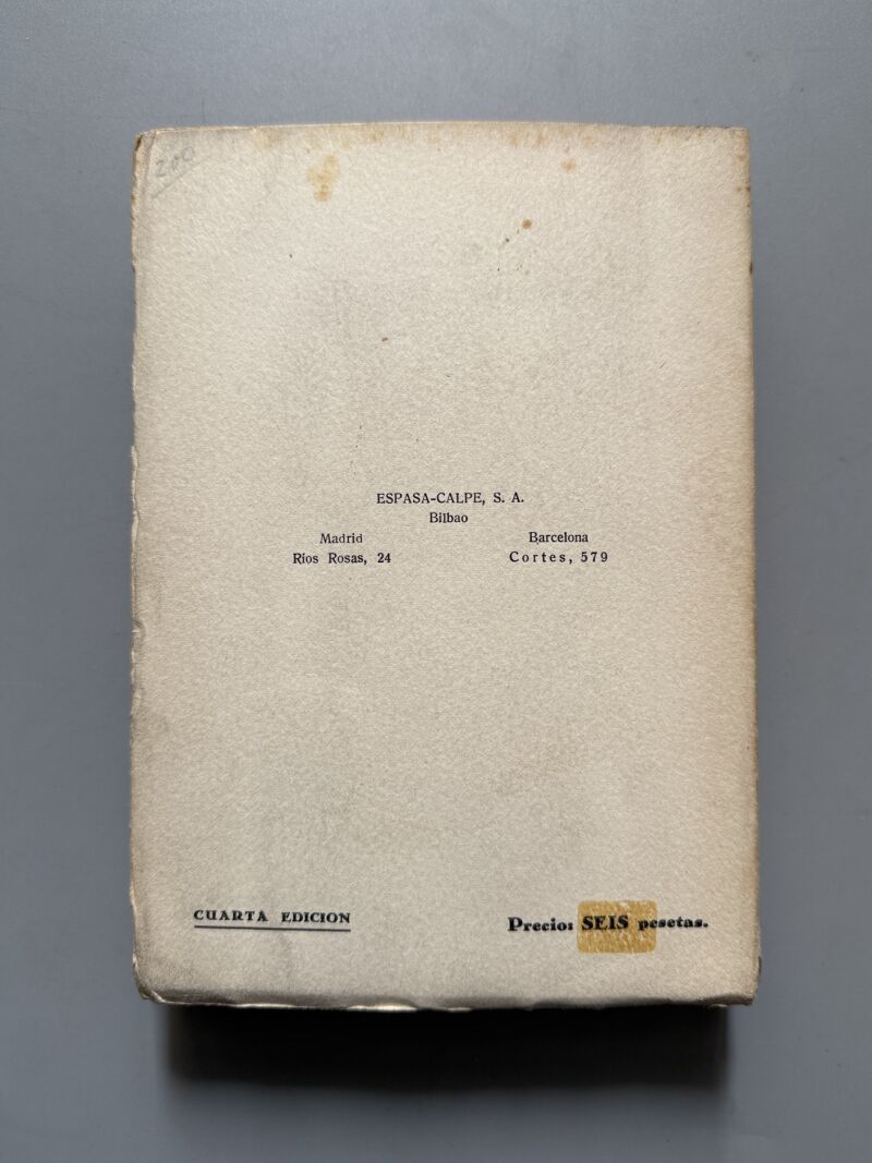 Mi rebelión en Barcelona, Manuel Azaña - Espasa-Calpe, 1935