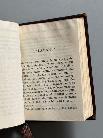 Andanzas y visiones españolas, Miguel de Unamuno (crisolín nº011) - M. Aguilar, 1957
