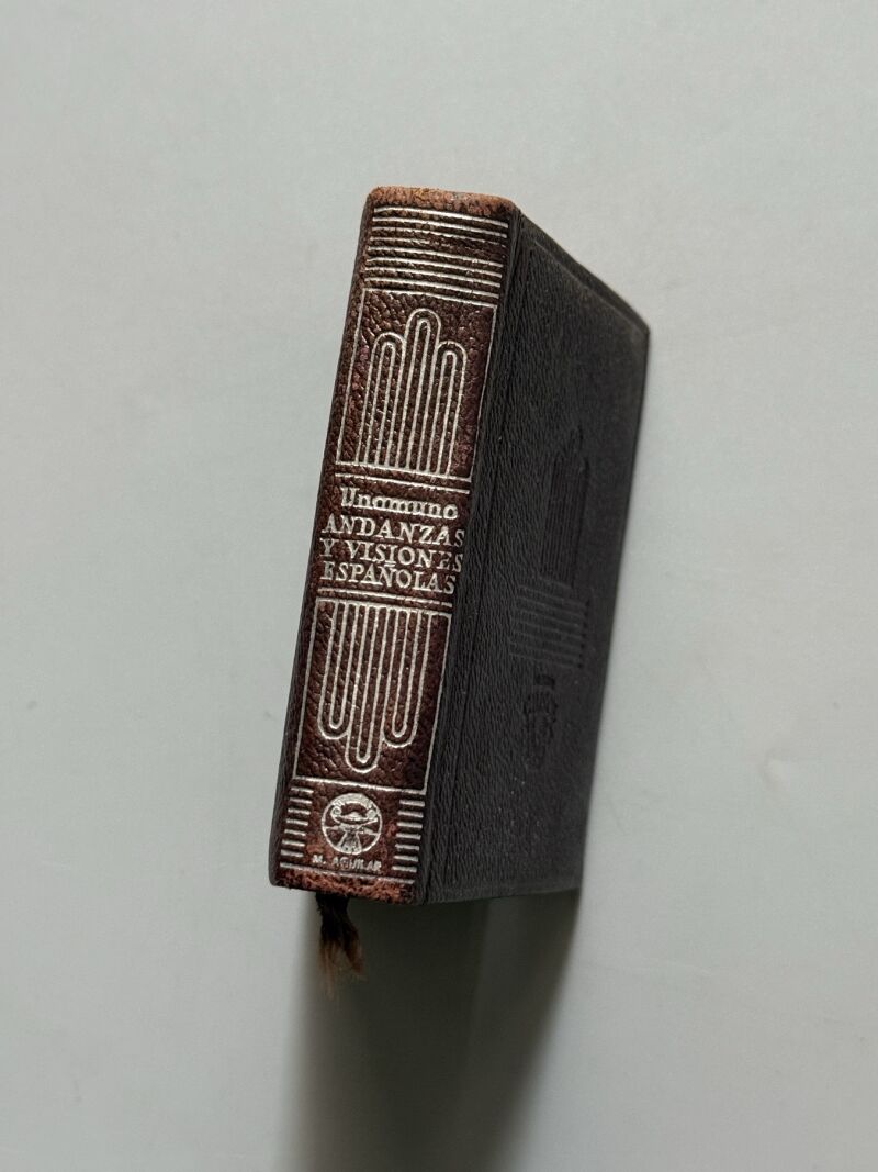 Andanzas y visiones españolas, Miguel de Unamuno (crisolín nº011) - M. Aguilar, 1957