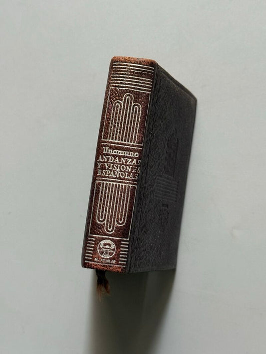 Andanzas y visiones españolas, Miguel de Unamuno (crisolín nº011) - M. Aguilar, 1957